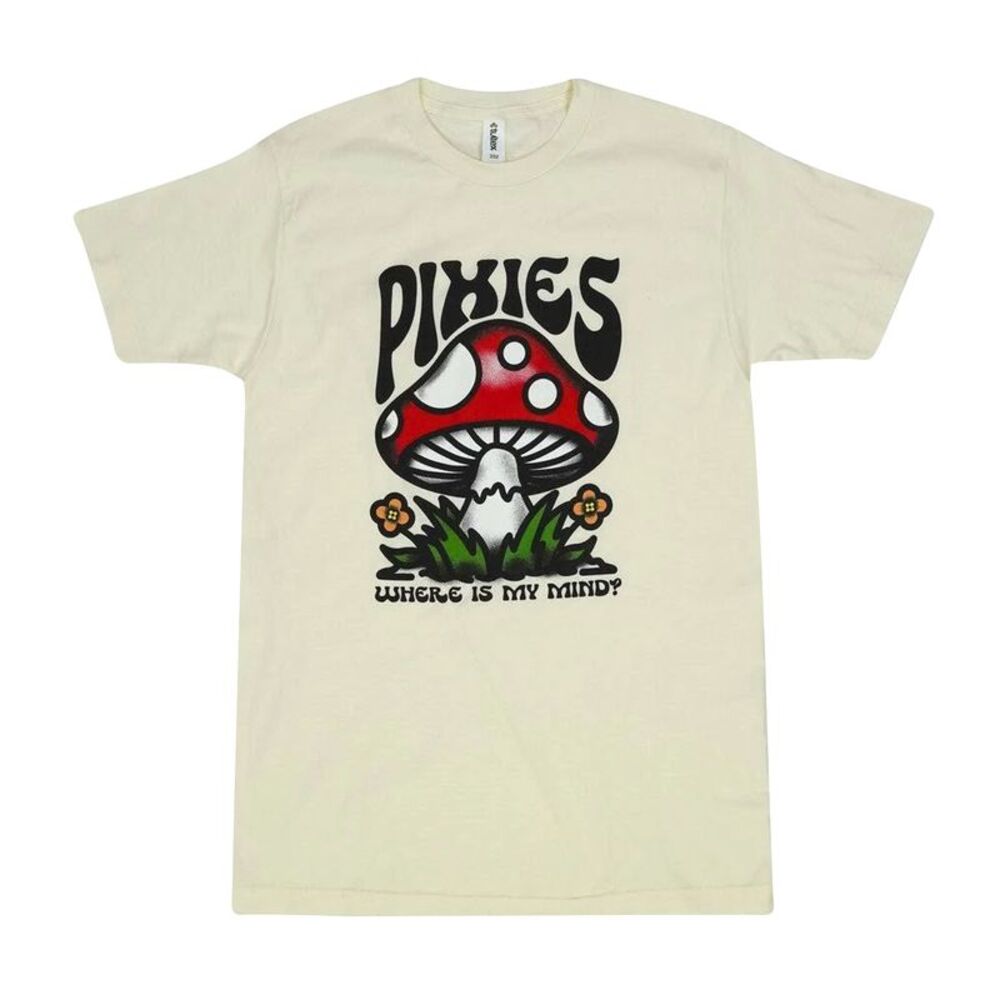 Pixies Unisex Adult Mindshroom T-Shirt / Natural
